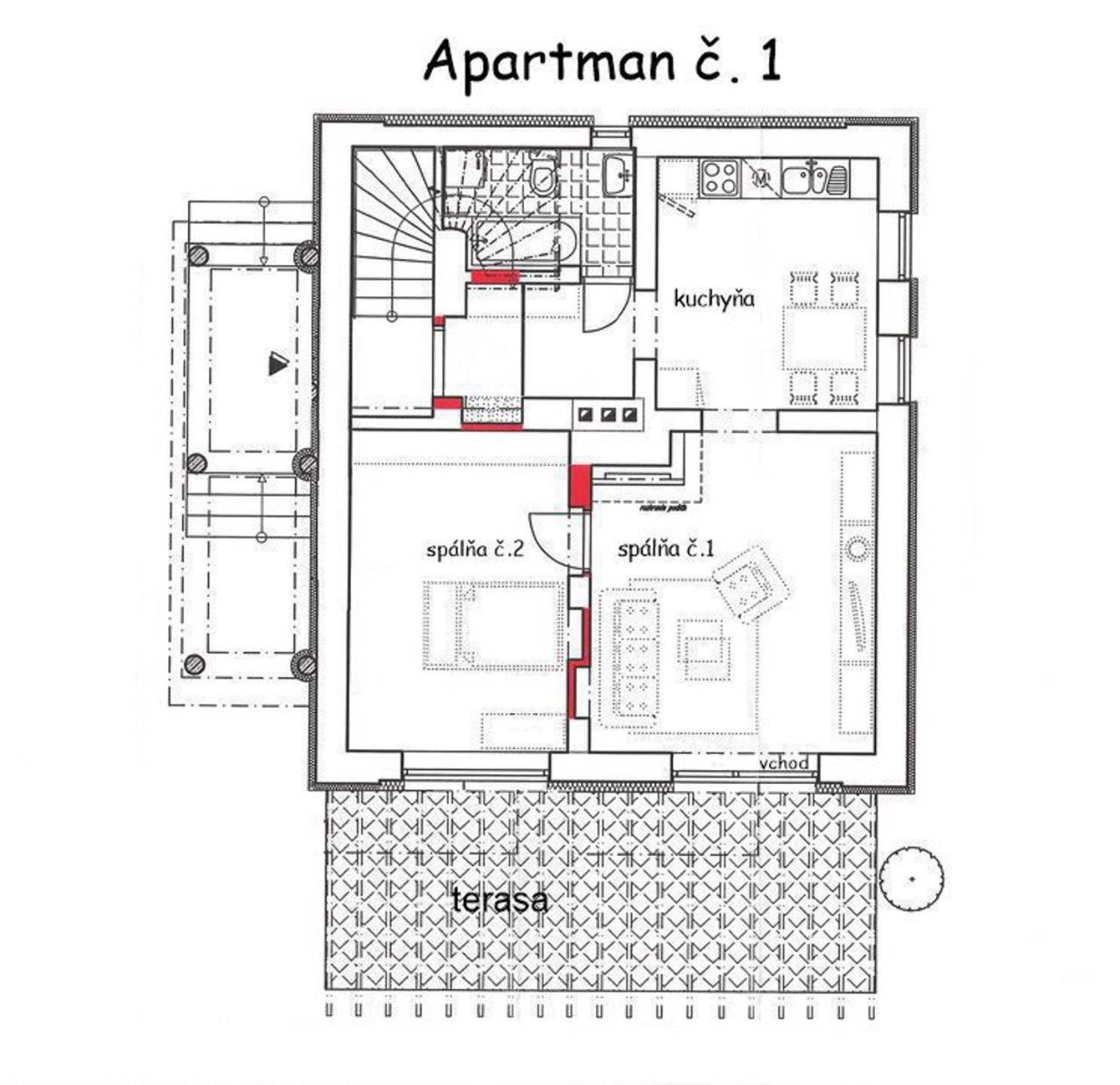 Apartmany Diana Dunajská Streda Kamer foto